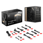 Блок питания MSI MEG Ai1300P PCIE5 (ATX, 1300Вт, PLATINUM)