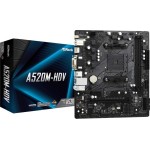 Материнская плата ASRock A520M-HDV (AM4, A520, 2xDDR4 DIMM, microATX, RAID SATA: 0,1,10)
