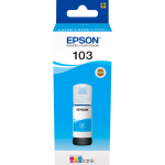 Чернильный картридж Epson 103C (голубой; 65стр; L3100, 3110, 3150)