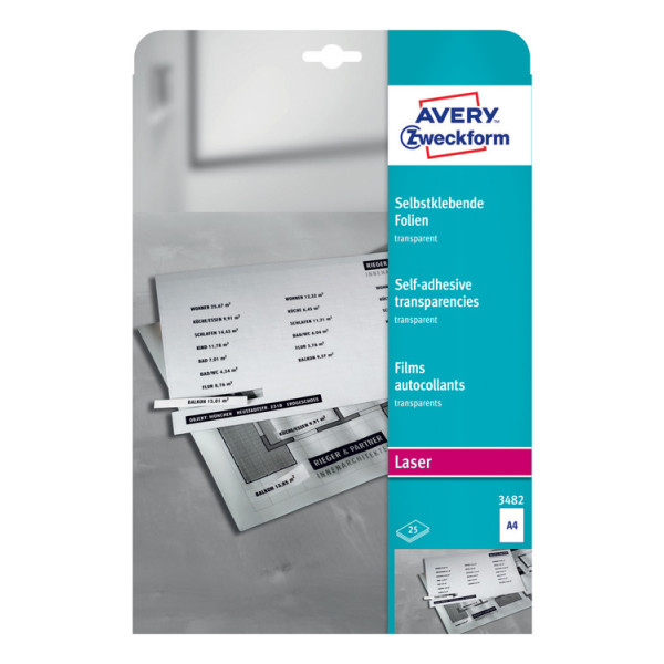 Пленка Avery Zweckform (A4, 25 листов, прозрачный)
