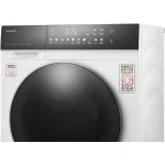 Стиральная машина Weissgauff WM 62210 Direct Drive Touch Inverter Steam(фронтальная полноразмерная, класс стирки/отжима/э.потребления: A/A+++ , макс: 10,5кг, 1200 об/мин, инвертер, защита: частичная, 59.5x85x60см, белый)