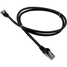 Патч-корд Lanmaster LAN-PC45/S5E-1.0-BK [LAN-PC45/S5E-1.0-BK]
