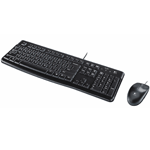 Клавиатура и мышь Logitech Desktop MK120 Black USB (классическая мембранная, 104кл, светодиодная, кнопок 2, 1000dpi)