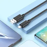 Кабель Hoco (USB (m), Lightning (m), 1м, 2,4A)
