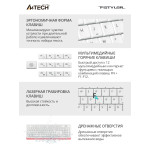 Клавиатура и мышь A4Tech Fstyler F1010 (кнопок 4, 1600dpi)