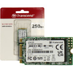 Жесткий диск SSD 250Гб Transcend (2242, 500/330 Мб/с, 75000 IOPS, SATA 3Гбит/с)