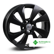 RST R005 R15/6J PCD 4x100 ET 40 ЦО 60,1 черный глянцевый