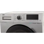 Стиральная машина Beko WSPE6H616S(фронтальная средняя, класс стирки/отжима/э.потребления: A/B/A , макс: 6,5кг, 1200 об/мин, инвертер, 60x84x44см, серебристый)