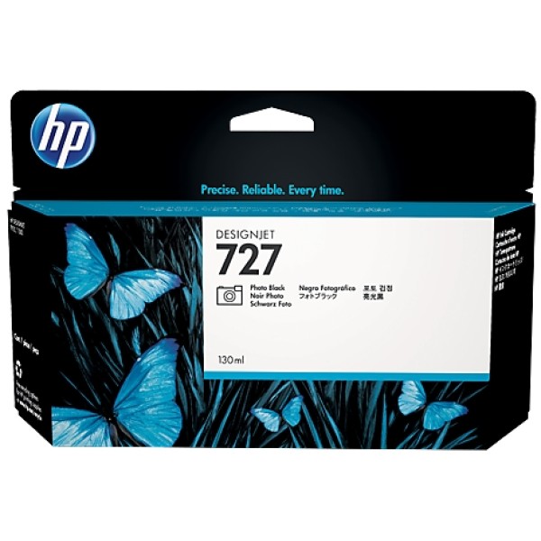 Чернильный картридж HP 727 (черный; 130стр; 130мл; DJ T920, T1500)
