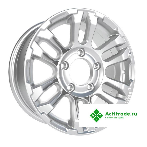 Скад Тайга R16/7J PCD 5x139,7 ET 40 ЦО 98,6 насыщенный серебристый