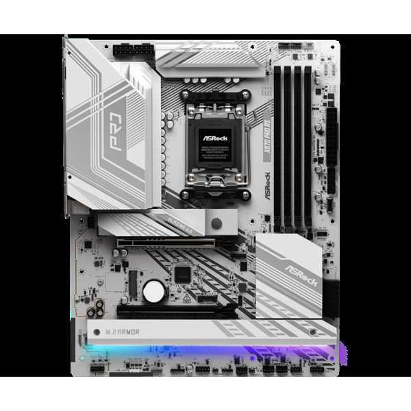 Материнская плата ASRock X870 PRO RS (AM5, AMD X870, xDDR5 DIMM, ATX, RAID SATA: 0,1,10)