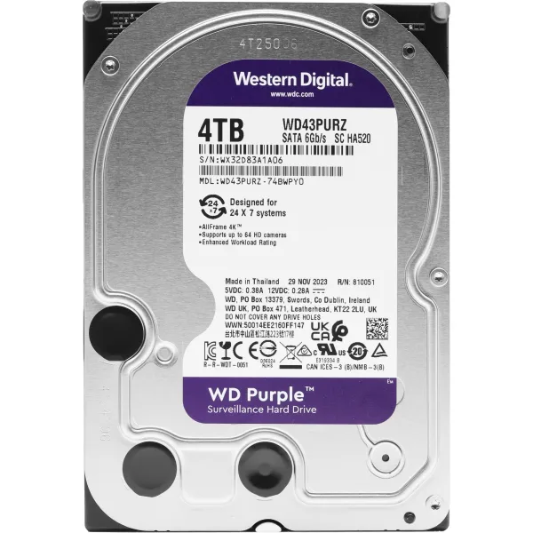 Жесткий диск HDD Western Digital Purple (3.5