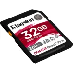 Карта памяти SDHC 32Гб Kingston (Class 10, 300Мб/с, UHS-II U3, адаптер на SD)