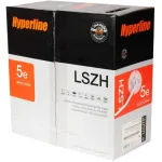 Hyperline UUTP4-C5E-S24-IN-LSZH-GY-305 (Без разъемов, Без разъемов, медь электролитическая отожженная (bc), 305м)