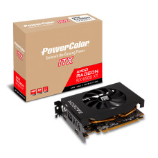 Видеокарта Radeon RX 6500XT 2610МГц 4Гб PowerColor (GDDR6, 64бит, 1xHDMI, 1xDP) [AXRX 6500XT 4GBD6-DH]