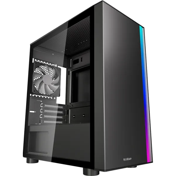 Корпус PCcooler LM300 ARGB (Mini-Tower, 2xUSB3.0, 1x120мм)