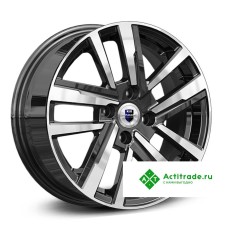 КиК Хант R15/6J PCD 4x100 ET 40 ЦО 60,1 черный с полированной лицевой поверхностью