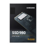 Жесткий диск SSD 500Гб Samsung 980 (M.2, 3100/2600 Мб/с, 470000 IOPS, PCI-E, для ноутбука и настольного компьютера)