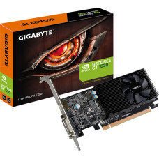 Видеокарта GeForce GT 1030 1227МГц 2Гб Gigabyte (GDDR5, 64бит, 1xDVI, 1xHDMI) [GV-N1030D5-2GL]