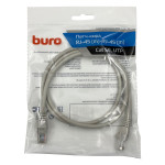 Патч-корд Buro 1427784 (RJ-45 (m), RJ-45 (m), алюминий омедненный, 1м, 5E, 4пары, UTP)