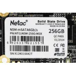 Жесткий диск SSD 256Гб Netac N5M (mSATA, 540/490 Мб/с, SATA 3Гбит/с, для ноутбука и настольного компьютера)