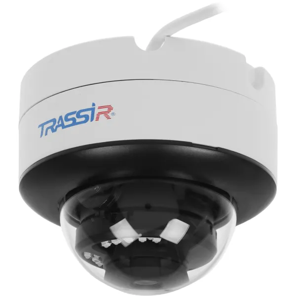 Камера видеонаблюдения Trassir TR-D3121IR2 V6 2.8 (IP, антивандальная, купольная, поворотная, уличная, 2Мп, 2.8-2.8мм, 1920x1080, 25кадр/с)