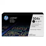 Тонер-картридж HP 504X (черный; 21000стр; CLJ CP3525, CM3530)