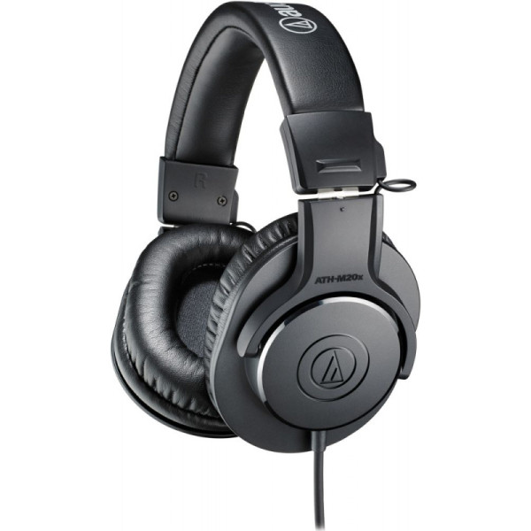 Наушники Audio-Technica ATH-M20x (проводные мониторные оголовье закрытые, 3м, 3.5 мм)