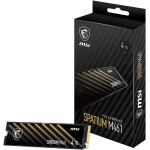 Жесткий диск SSD 4Тб MSI SPATIUM (2280, 5000/4200 Мб/с, 850000 IOPS, PCIe 4.0 x4 (NVMe))