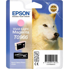 Чернильный картридж Epson T0966 (светло-пурпурный; 11,4стр; St Ph R2880) [C13T09664010]