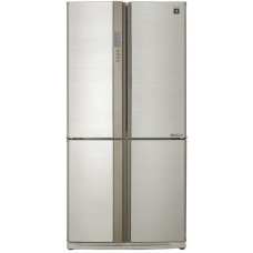 Холодильник Sharp SJ-EX93PBE (No Frost, A++, 3-камерный, Side by Side, объем 556:345/211л, инверторный компрессор, 89,2x172x77см, бежевый)