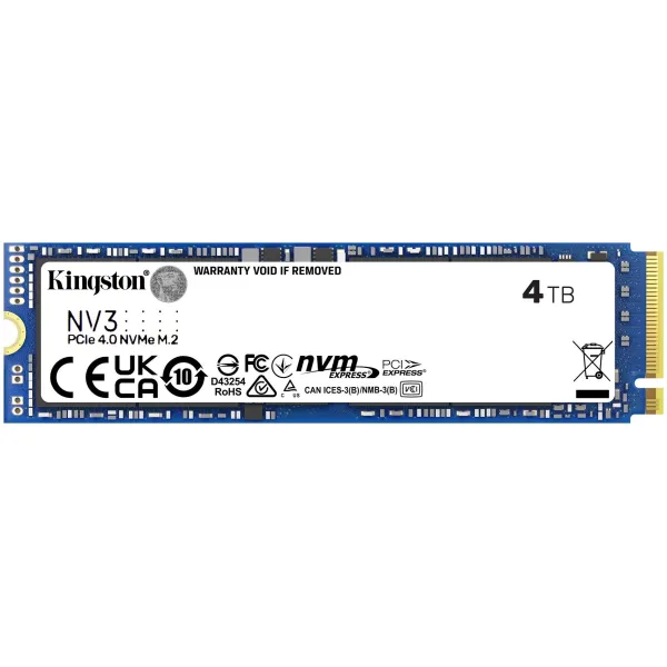 Жесткий диск SSD 4Тб Kingston (2280, 6000/5000 Мб/с, PCIe 4.0 x4 (NVMe))