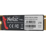 Жесткий диск SSD 2Тб Netac (M.2, 3500/3000 Мб/с, 380000 IOPS, PCI-E, для ноутбука и настольного компьютера)