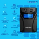 ИБП Ippon Back Power Pro II 500 (интерактивный, 500ВА, 300Вт, 4xIEC 320 C13 (компьютерный))