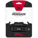 Жесткий диск SSD 500Гб Kingston Fury Renegade Client (2280, 7300/3900 Мб/с, 900000 IOPS, PCI Express, для ноутбука и настольного компьютера)