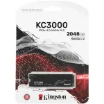 Жесткий диск SSD 2Тб Kingston KC3000 (2280, 7000/7000 Мб/с, 1000000 IOPS, PCIe 4.0 x4 (NVMe), для ноутбука и настольного компьютера)