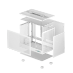 Корпус DeepCool CH160 White (Mini-Tower)