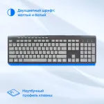 Клавиатура Oklick 550ML Black USB (классическая мембранная, 113кл)