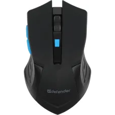 Мышь DEFENDER Accura MM-275 Black-Blue USB (радиоканал, 1600dpi) [52275]