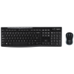 Клавиатура и мышь Logitech Wireless Combo MK270 Black USB (классическая мембранная, 112кл, светодиодная, кнопок 2)