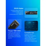 Жесткий диск SSD 4Тб Samsung (2280, 7450/6900 Мб/с, 1550000 IOPS, PCIe 4.0 x4 (NVMe))