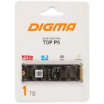 Жесткий диск SSD 1Тб Digma (2280, 7200/6000 Мб/с, 1000000 IOPS, 1024Мб)