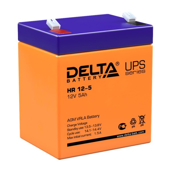 Батарея Delta HR 12-5 (12В, 5Ач)
