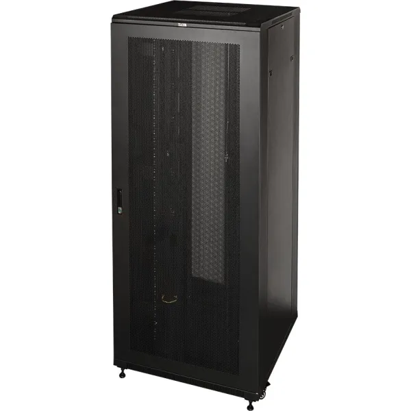 Шкаф серверный напольный Lanmaster TWT-CBB-47U-8x10-P1 (47U, 800x2277x1000мм, IP20, 800кг)