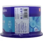 Диск CD-R Verbatim (0.68359375Гб, 52x, cake box, 50)