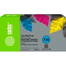 Cactus CS-P2V71A (черный матовый; 300стр; Designjet T1600, 1700, 2600)