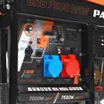 Электрогенератор Patriot GRD 7500DAW (дизельный, трехфазный, пуск автоматический/ручной/электрический, 7,5/7кВт, непр.работа 8ч)