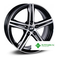 N2O V2231 R18/8J PCD 5x112 ET 40 ЦО 57,1 черный с полированной лицевой поверхностью [41147952]