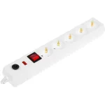Сетевой фильтр IEK WFP10-16-05-05-N (1,5м, 5xEURO, 3,5кВт, 16А)