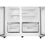 Холодильник Lex LSB530BLID (No Frost, A+, 2-камерный, Side by Side, объем 466:283/183л, инверторный компрессор, черная сталь)